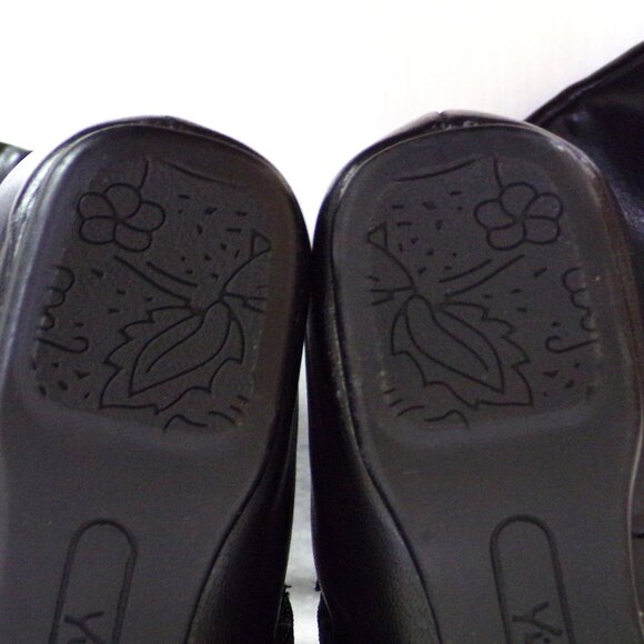 YÜÜ size 5.5M TASHA black flat-heel motorcycle boots leather look all synth. mat - Picture 13 of 13